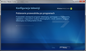 Pobieranie przewodnika po programach