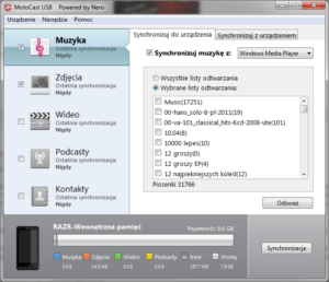 MotoCast USB