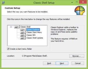 Classic Shell Setup