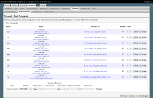 Network - Firewall - Port Forwards