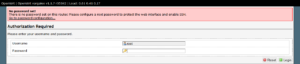 Pierwsze logowanie do OpenWrt vargalex