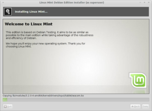 Installing Linux Mint