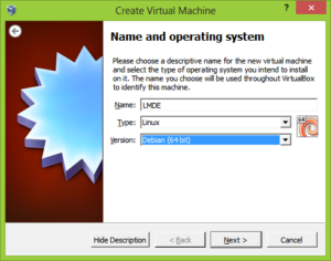 Name and operating system
