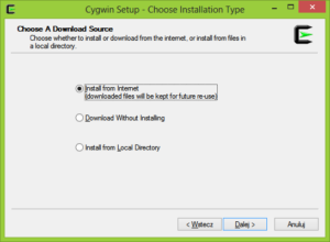 Choose Installation Type