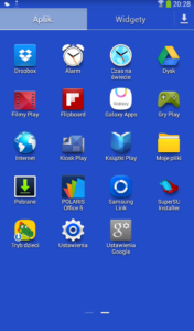 SuperSU Installer in the app drawer