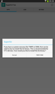 Update SU binary - choose method