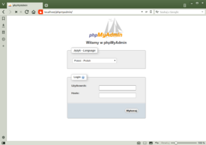 phpMyAdmin on LAMP